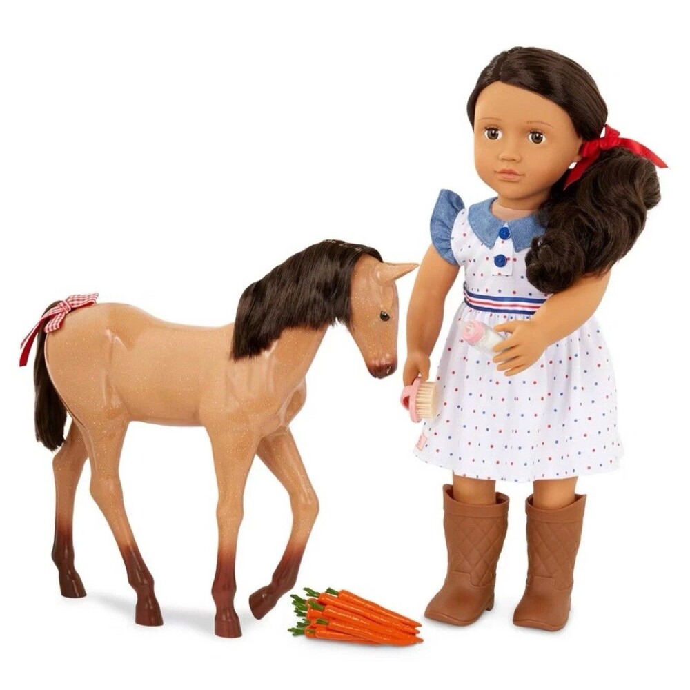 Our Generation Daria with Foal 18" Doll & Horse Set NEW